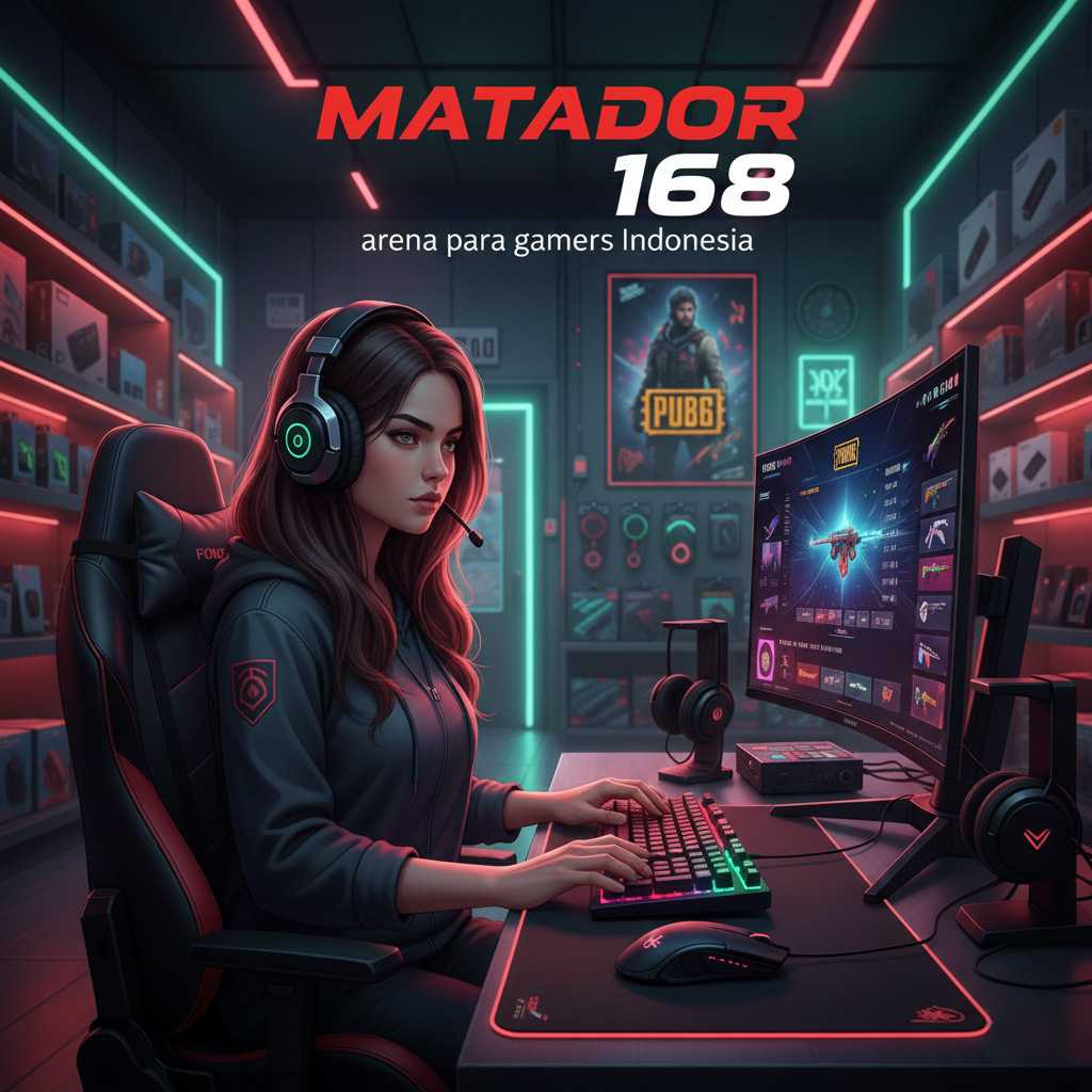 Hero banner Matador168Arena — top up & voucher